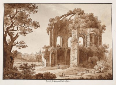 The Temple of Minerva Medica by Agostino Tofanelli